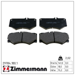 Piduriklotsi komplekt,ketaspidur ZIMMERMANN 29784.180.1