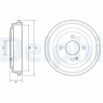 Piduritrummel DELPHI BF633