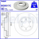 Piduriketas DELPHI BG9517C