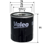 &Otilde;lifilter VALEO 586156