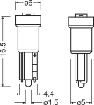 H&otilde;&otilde;gpirn,instrumentide valgustus ams-OSRAM 2723DWP-2BL