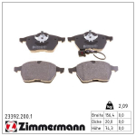 Piduriklotsi komplekt,ketaspidur ZIMMERMANN 23392.200.1