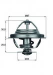 Termostaat,Jahutusvedelik MAHLE TX 27 80D