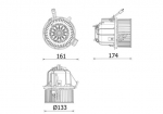 Salongipuhur MAHLE AB 328 000P