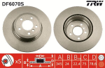 Piduriketas TRW DF6070S