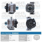 Generaator MEAT & DORIA 5540042