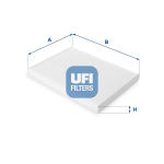 Filter,salongi&otilde;hk UFI 53.146.00