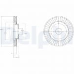 Piduriketas DELPHI BG4214