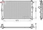 Radiaator,mootorijahutus DENSO DRM44054
