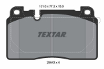 Piduriklotsi komplekt,ketaspidur TEXTAR 2564302