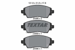 Piduriklotsi komplekt,ketaspidur TEXTAR 2308801