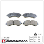 Piduriklotsi komplekt,ketaspidur ZIMMERMANN 22791.205.1
