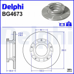 Piduriketas DELPHI BG4673