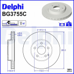 Piduriketas DELPHI BG3755C