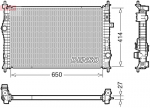 Radiaator,mootorijahutus DENSO DRM21104