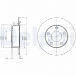 Piduriketas DELPHI BG3382