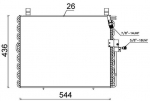 Kondensaator,kliimaseade MAHLE AC 357 000S
