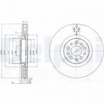 Piduriketas DELPHI BG3898