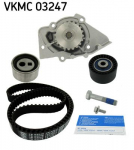 Veepump + hammasrihmakomplekt SKF VKMC 03247