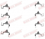 Lisakomplekt, ketaspiduriklotsid QUICK BRAKE 109-1697