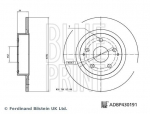 Piduriketas BLUE PRINT ADBP430191