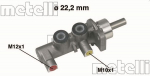 Peapiduri silinder METELLI 05-0380