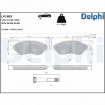 Piduriklotsi komplekt,ketaspidur DELPHI LP1992