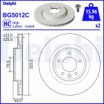 Piduriketas DELPHI BG5012C