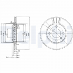 Piduriketas DELPHI BG2982