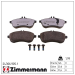 Piduriklotsi komplekt,ketaspidur ZIMMERMANN 24306.905.1