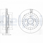 Piduriketas DELPHI BG3814