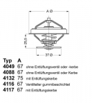 Termostaat,Jahutusvedelik WAHLER 4049.87D