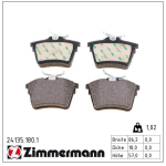 Piduriklotsi komplekt,ketaspidur ZIMMERMANN 24135.180.1