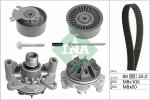 Veepump + hammasrihmakomplekt Schaeffler INA 530 0198 30