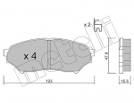 Piduriklotsi komplekt,ketaspidur METELLI 22-0397-0