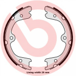 Piduriklotside komplekt,seisupidur BREMBO S 56 546