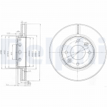 Piduriketas DELPHI BG3800