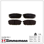Piduriklotsi komplekt,ketaspidur ZIMMERMANN 24058.155.1