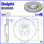 Piduriketas DELPHI BG9085