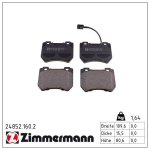 Piduriklotsi komplekt,ketaspidur ZIMMERMANN 24852.160.2