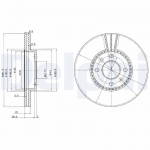 Piduriketas DELPHI BG2693