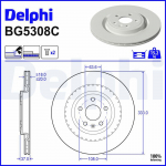 Piduriketas DELPHI BG5308C