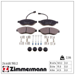 Piduriklotsi komplekt,ketaspidur ZIMMERMANN 24468.190.2