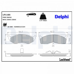 Piduriklotsi komplekt,ketaspidur DELPHI LP1166