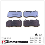 Piduriklotsi komplekt,ketaspidur ZIMMERMANN 23960.975.1