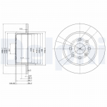 Piduriketas DELPHI BG3141
