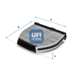 Filter,salongi&otilde;hk UFI 54.163.00