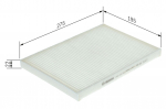 Filter,salongi&otilde;hk BOSCH 1 987 435 022