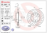 Piduriketas BREMBO 09.C657.1X