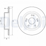 Piduriketas DELPHI BG4801C